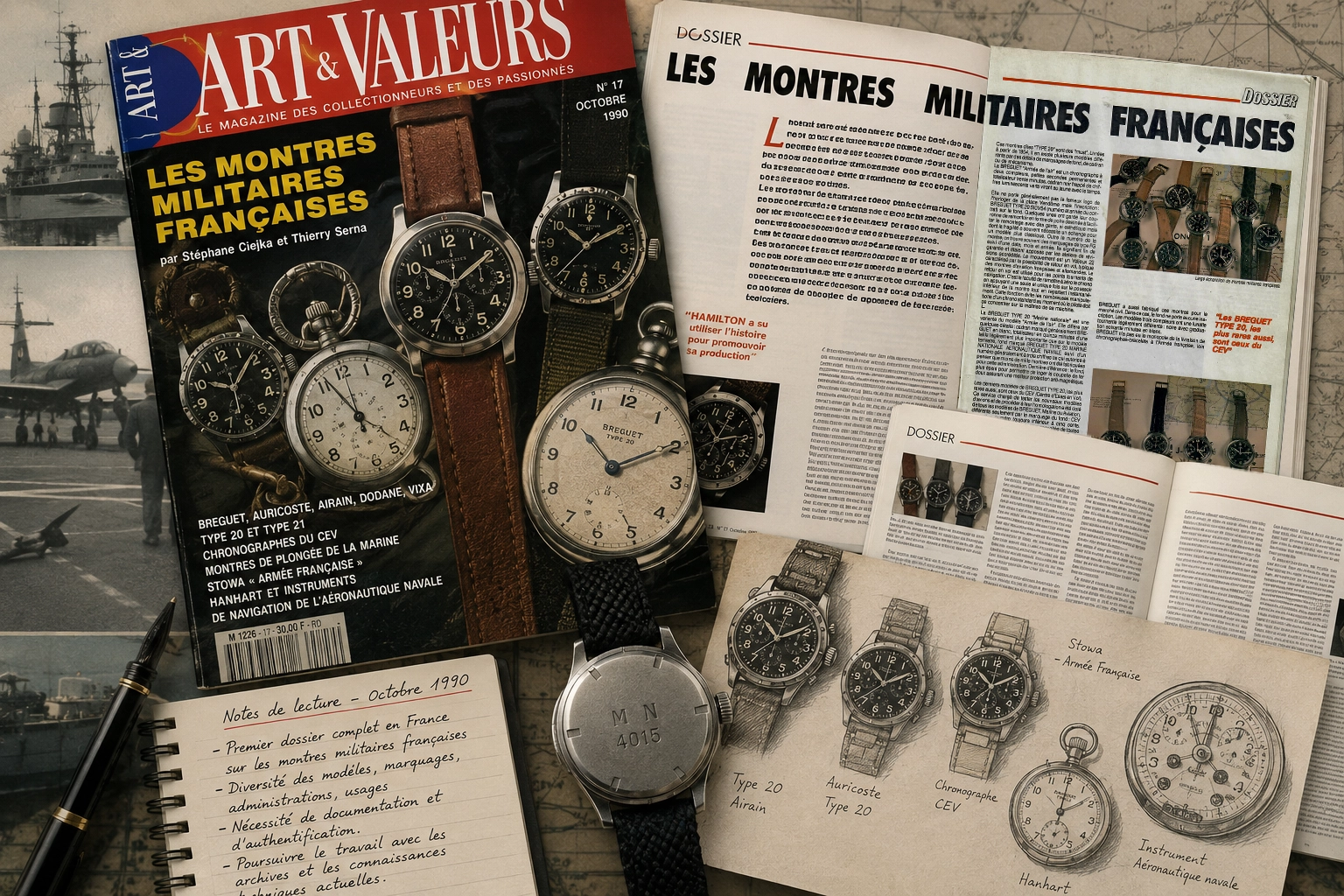 fiches produits montres militaires francaises mostra magazine art et valeurs thierry  serna